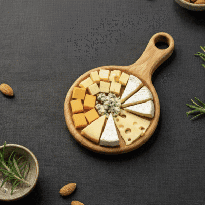 Менажница круглая с ручкой