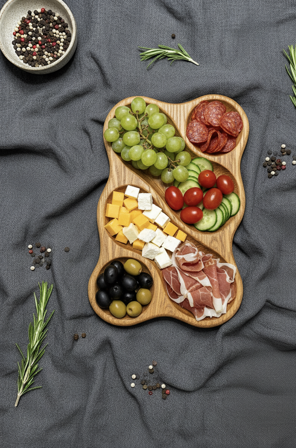 менажница гармония из дуба