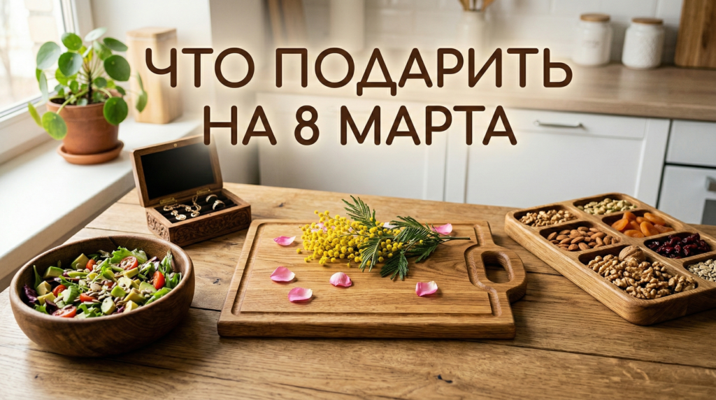 Что подарить на 8 марта подарки из дерева 