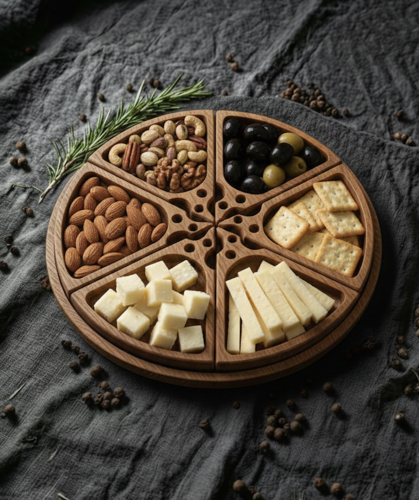 Менажница с вращением