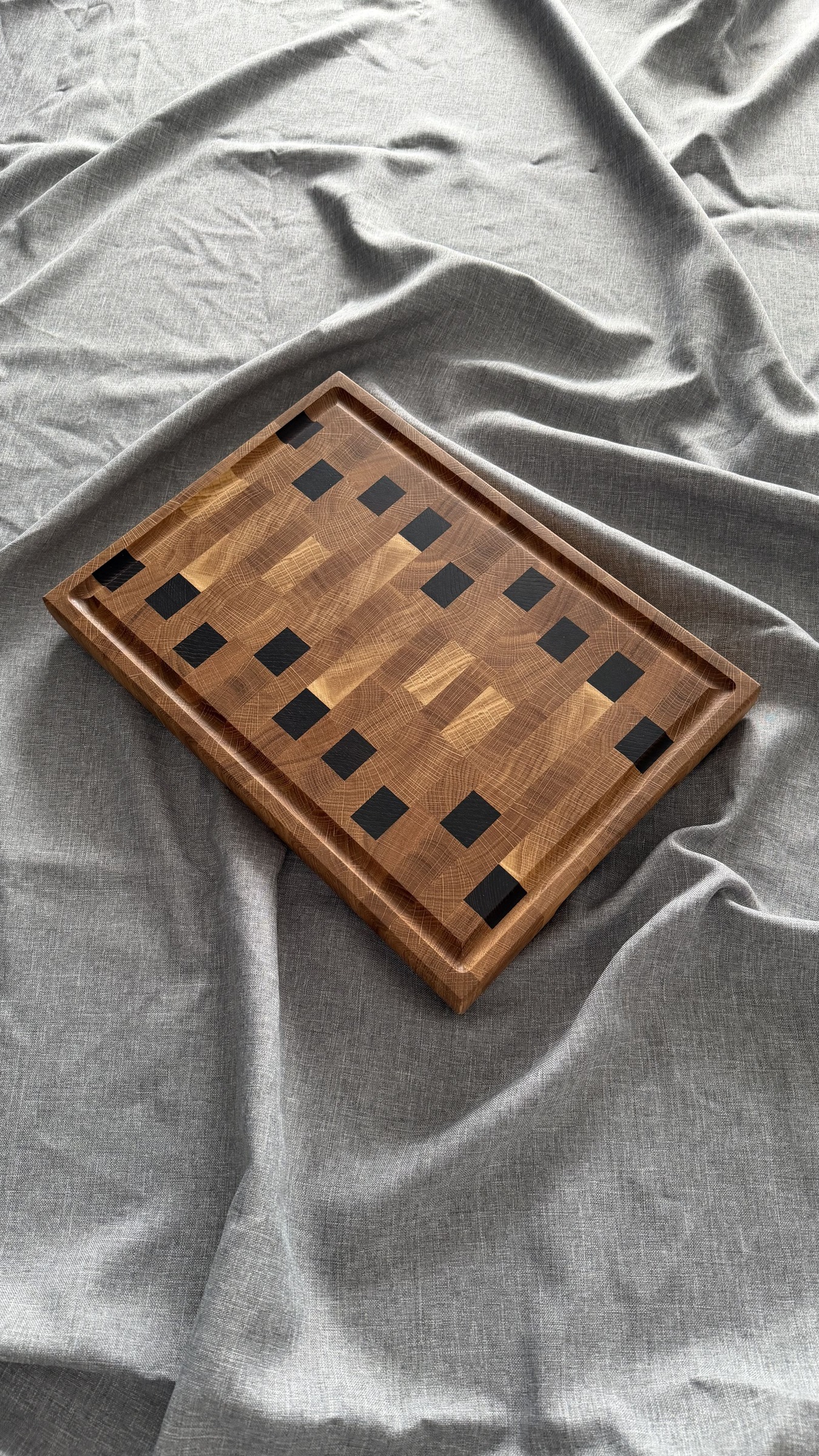 Торцевая доска из дуба