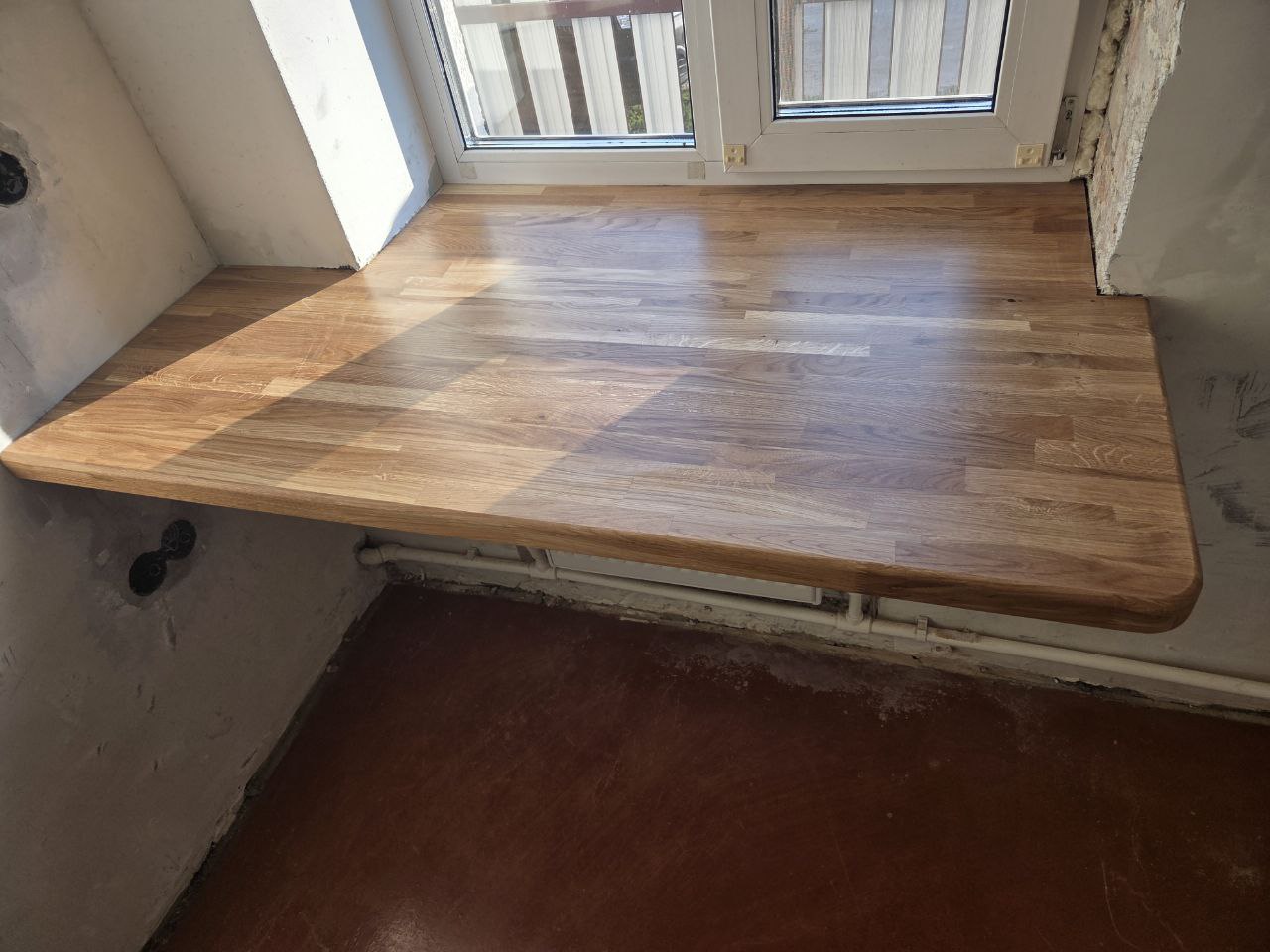 Подоконник из дуба